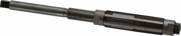 Made in USA - Size B, Straight Shank Hand Adjustable Reamer - 5-3/4" OAL, Right Hand Cut, High Speed Steel, Bright Finish - Americas Industrial Supply