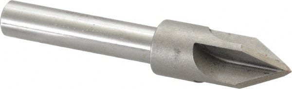 Keo - 3/4" Head Diam, 1/2" Shank Diam, 4 Flute 60° High Speed Steel Countersink - Americas Industrial Supply