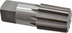Interstate - 1-1/4" Pipe, 1.553" Diam, 1.444" Small End Diam, Straight Shank, 1-3/4" Flute, Taper Pipe Reamer - Americas Industrial Supply