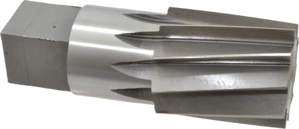 Interstate - 1-1/4" Pipe, 1.553" Diam, 1.444" Small End Diam, Straight Shank, 1-3/4" Flute, Taper Pipe Reamer - Americas Industrial Supply