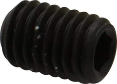 Value Collection - 1/2-13 UNC, 3/4" OAL, Flat Point Set Screw - Grade 8 Alloy Steel, 1/4" Key - Americas Industrial Supply