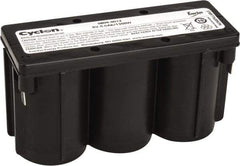 Mule - Pure Lead, Quick-Disconnect Tab Terminal, 6 Volt, 5 Amp, Lead Rechargeable Battery - 1/4" Tab Width x 0.032" Tab Thickness, 12.11" Wide x 3.05" High x 5.47" Deep - Americas Industrial Supply