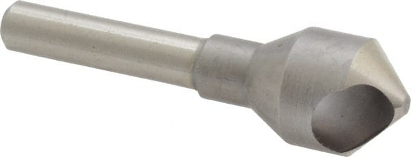 M.A. Ford - 9/16" Head Diam, 1/4" Shank Diam, 0 Flute 90° High Speed Steel Countersink - Americas Industrial Supply