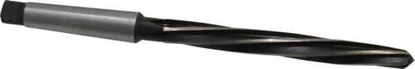 Interstate - 9/16" Reamer Diam, 3/8" Small End Diam, 2MT Morse Taper Shank, 5-1/8" Flute, Bridge Reamer - Americas Industrial Supply