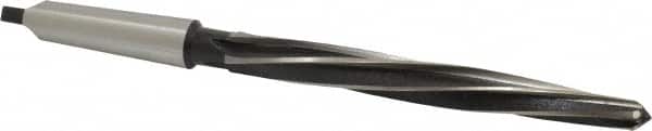 Interstate - 13/16" Reamer Diam, 35/64" Small End Diam, 3MT Morse Taper Shank, 7-3/8" Flute, Bridge Reamer - Americas Industrial Supply
