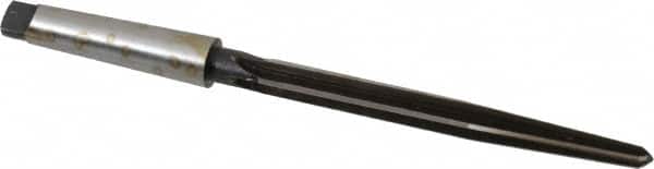 Interstate - 17/32" Reamer Diam, 11/32" Small End Diam, 2MT Morse Taper Shank, 5-1/8" Flute, Bridge Reamer - Americas Industrial Supply