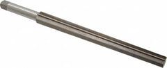 Interstate - #12 Pin, 1.05" Diam, 0.842" Small End, 7/8" Diam Straight Shank, 10" Flute, Taper Pin Reamer - Americas Industrial Supply