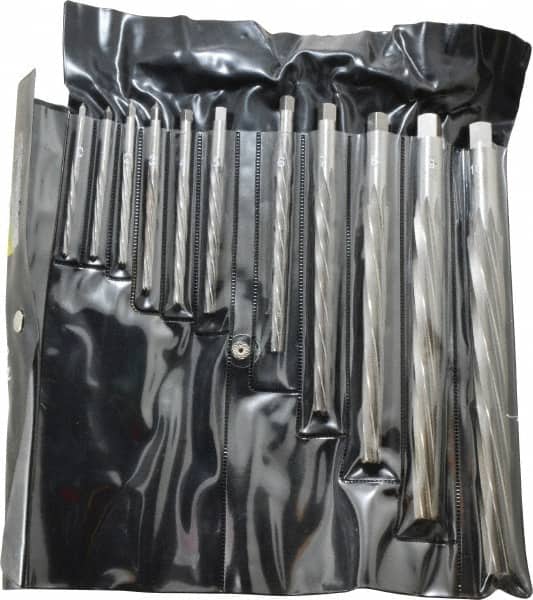 Interstate - #10 to #0 Pin, Straight Shank, Taper Pin Reamer Set - Americas Industrial Supply