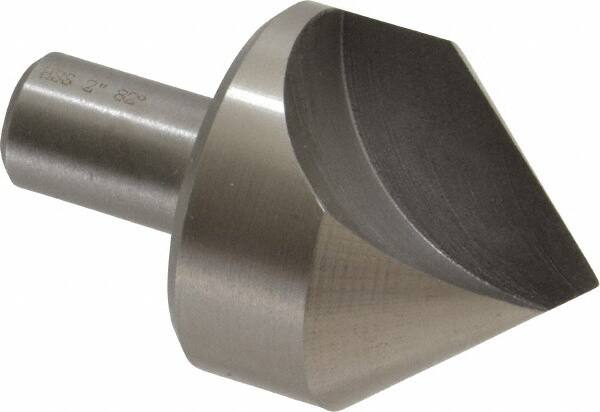 Interstate - 2" Head Diam, 3/4" Shank Diam, 1 Flute 82° High Speed Steel Countersink - Americas Industrial Supply