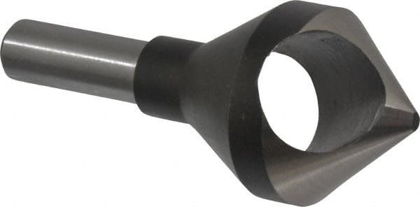 Interstate - 1/2" Shank Diam, 0 Flute 82° High Speed Steel Countersink - Americas Industrial Supply