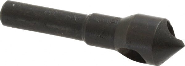 Interstate - 1/4" Shank Diam, 0 Flute 90° High Speed Steel Countersink - Americas Industrial Supply