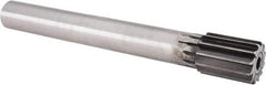 Interstate - 1-13/16" Diam, 1.498 to 1.5" Max Diam Straight Shank, 2-3/8" Flute Length, Machine Expansion Reamer - Straight Flute, 13-1/2" OAL, Right Hand Cut, 10 Flutes, High Speed Steel, Bright Finish - Americas Industrial Supply