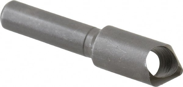 Weldon - 11/32" Head Diam, 1/4" Shank Diam, 82° High Speed Steel Countersink - Americas Industrial Supply
