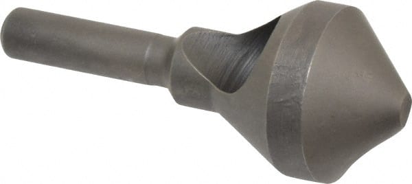Weldon - 13/16" Head Diam, 1/4" Shank Diam, 90° High Speed Steel Countersink - Americas Industrial Supply