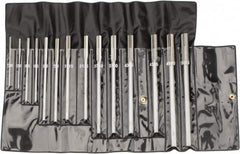 Interstate - 0.124" to 0.501", Chucking Reamer Set - Straight Flute, Right Hand Cut, 14 Pieces - Americas Industrial Supply