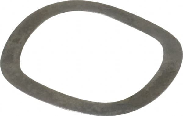 Gardner Spring - 0.719" ID x 0.925" OD, Grade 1074 Steel Wave Disc Spring - 0.01" Thick, 0.066" Overall Height, 0.033" Deflection, 7.5 Lb at Deflection - Americas Industrial Supply