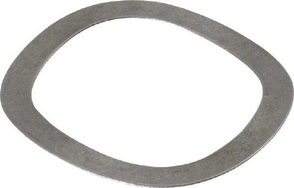 Gardner Spring - 1.201" ID x 1.543" OD, Grade 1074 Steel Wave Disc Spring - 0.017" Thick, 0.105" Overall Height, 0.052" Deflection, 21 Lb at Deflection - Americas Industrial Supply