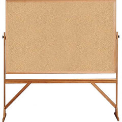Ghent - Cork Bulletin Boards Style: Reversible Bulletin Board Color: Natural Cork - Americas Industrial Supply