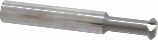 Accupro - 0.36" Cutter Head Diam, 1/32" Flat Width, 2-1/2" OAL, Solid Carbide, Single Right Hand Back Chamfer - Americas Industrial Supply