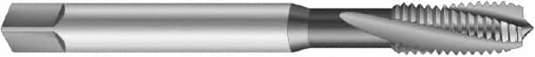 Emuge - 5/8-18 UNF 3 Flute 2BX Modified Bottoming Spiral Flute Tap - Cobalt, Oxide Finish, 3.937" OAL, Right Hand Flute, Right Hand Thread, Series Rekord D-Ti - Americas Industrial Supply