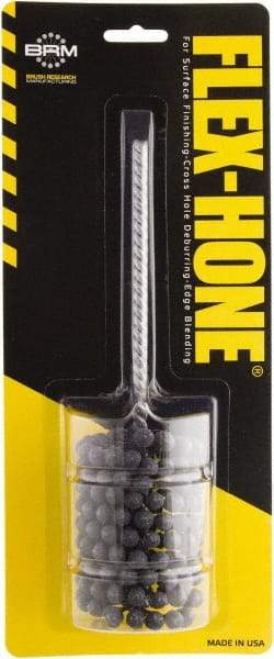 Brush Research Mfg. - 1-7/8" to 2" Bore Diam, 320 Grit, Boron Carbide Flexible Hone - Extra Fine, 8" OAL - Americas Industrial Supply