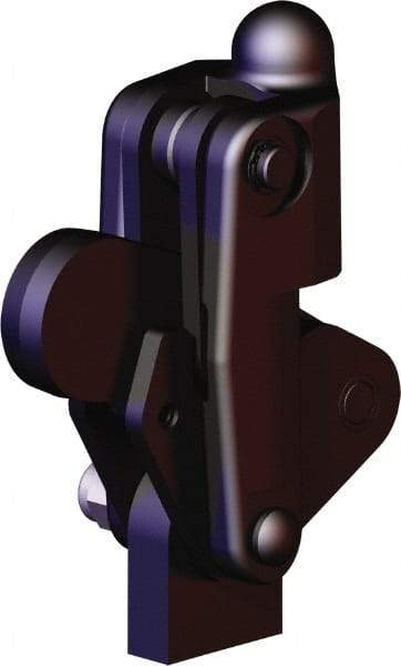 De-Sta-Co - 2,473 Lb Holding Capacity, Vertical Handle, Manual Hold Down Toggle Clamp - 200° Bar Opening, Weldable Base, Oxide Finish, Forged Alloy Steel - Americas Industrial Supply