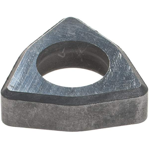 Made in USA - 3/8" Inscribed Circle, Trigon Shim for Indexables - 1/8" Thick, IWSN Shim Style, Negative Rake - Americas Industrial Supply