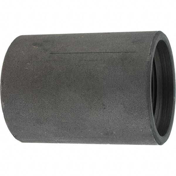 Made in USA - Size 1-1/4", Class 300, Steel Black Pipe Coupling - 300 psi, Threaded End Connection - Americas Industrial Supply