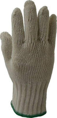 Whizard - Size XS (6), ANSI Cut Lvl 5, Kevlar/Spectra/Stainless Steel Cut Resistant Gloves - High Strength Fiber/Stainless Steel Lining, Knit Wrist, Gray, Ambidextrous - Americas Industrial Supply