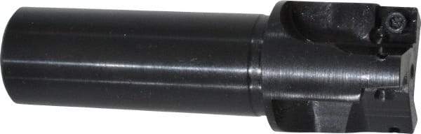 Cutting Tool Technologies - 1" Cut Diam, 0.28" Max Depth of Cut, 3/4" Shank Diam, 3.03" OAL, Indexable Square Shoulder End Mill - SPEH 2.522 Inserts, Weldon Shank, 90° Lead Angle - Americas Industrial Supply