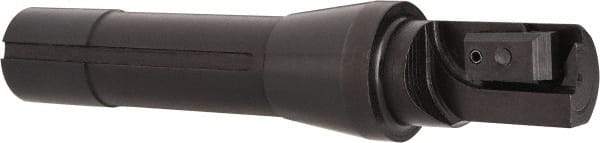APT - 1" Cut Diam, 0.65" Max Depth of Cut, 5-7/8" OAL, Indexable Square Shoulder End Mill - TPC 32..., TPG 32., TPU 32. Inserts, R8 90° Lead Angle, Series Tri-Dex - Americas Industrial Supply