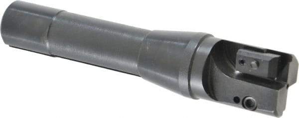 APT - 1-1/4" Cut Diam, 0.65" Max Depth of Cut, 5-7/8" OAL, Indexable Square Shoulder End Mill - TPC 32..., TPG 32., TPU 32. Inserts, R8 90° Lead Angle, Series Tri-Dex - Americas Industrial Supply