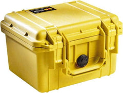 Pelican Products, Inc. - 9-11/16" Wide x 6-7/8" High, Clamshell Hard Case - Yellow, Polyethylene - Americas Industrial Supply