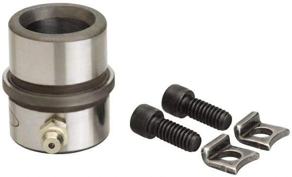 Dayton Lamina - 3" ID x 2-7/8" OAL, Steel, Bronze Plated Die & Mold Shoulder Bushing - Short Shoulder, 4.19" Bottom OD, 3-3/4" Top OD, 4.283" Collar OD, 1" Under Collar, 1-7/8" Above Collar - Americas Industrial Supply