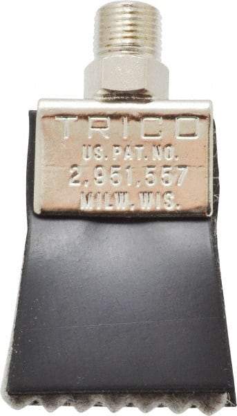 Trico - 1-1/4" Long Brush, 1-1/4" Width/Diam, NPT Thread Oil Reservoir Lubrication Brushes - 200°F, 2-5/16" Length Under Mounting Thread, Straight Shank - Americas Industrial Supply