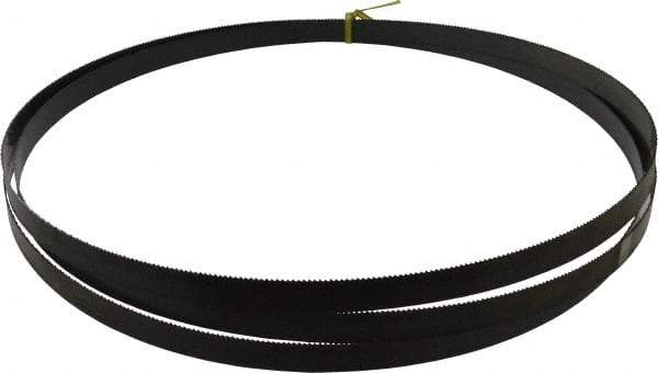 Starrett - 10 TPI, 12' 1" Long x 3/4" Wide x 0.032" Thick, Welded Band Saw Blade - Carbon Steel, Toothed Edge, Raker Tooth Set, Flexible Back, Contour Cutting - Americas Industrial Supply