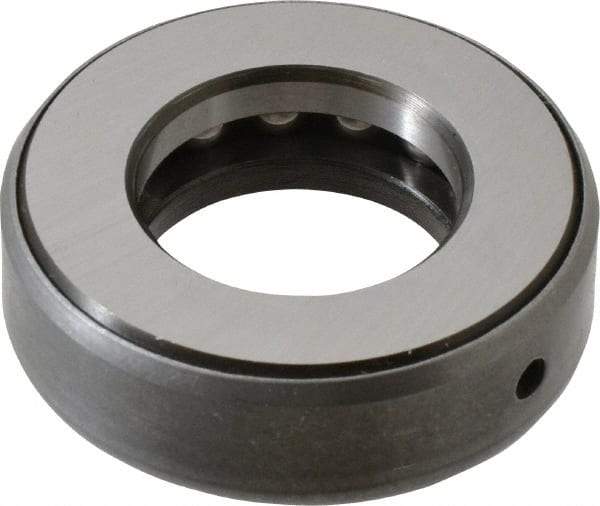 INA Bearing - 1-1/8" Inside x 2-3/32" Outside Diam, 5/8" Thick, Steel Ball Thrust Bearing - 14,000 Lbs. Static Capacity, 6,900 Max Pressure x Velocity - Americas Industrial Supply