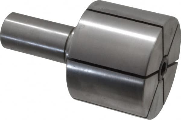 Dunham - 3/4 to 2" Grip, 2" Face Diam, 1-1/2" Body Length, Ledloy, Expanding Lathe Mandrel - Straight Shank, 3/4" Shank Diam - Americas Industrial Supply