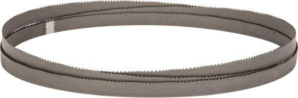 Starrett - 6 to 10 TPI, 10' 10-1/2" Long x 3/4" Wide x 0.035" Thick, Welded Band Saw Blade - Bi-Metal, Toothed Edge, Raker Tooth Set, Contour Cutting - Americas Industrial Supply
