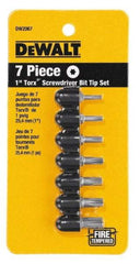 DeWALT - 7 Piece, Screwdriver Bit Set - Torx - Americas Industrial Supply