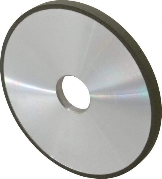 Made in USA - 6" Diam x 1-1/4" Hole x 3/8" Thick, N Hardness, 220 Grit Surface Grinding Wheel - Diamond, Type 1A1, Very Fine Grade - Americas Industrial Supply