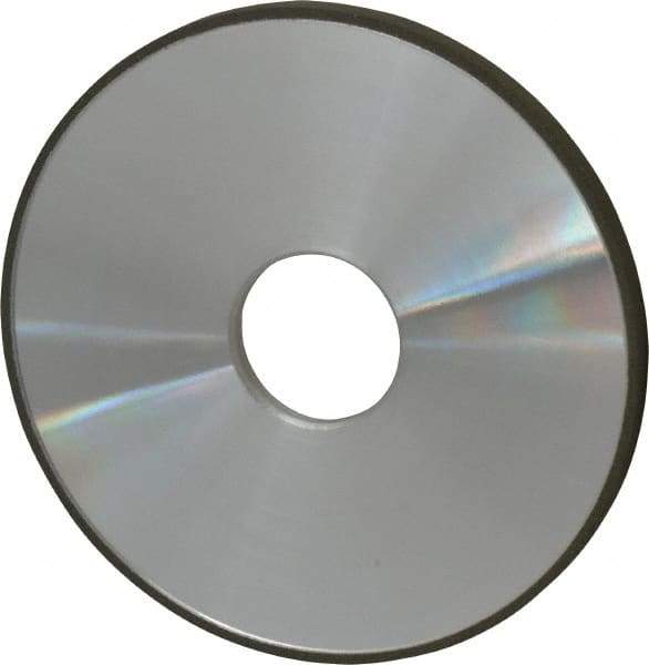 Made in USA - 5" Diam x 1-1/4" Hole x 1/4" Thick, N Hardness, 100 Grit Surface Grinding Wheel - Diamond, Type 1A1, Fine Grade - Americas Industrial Supply