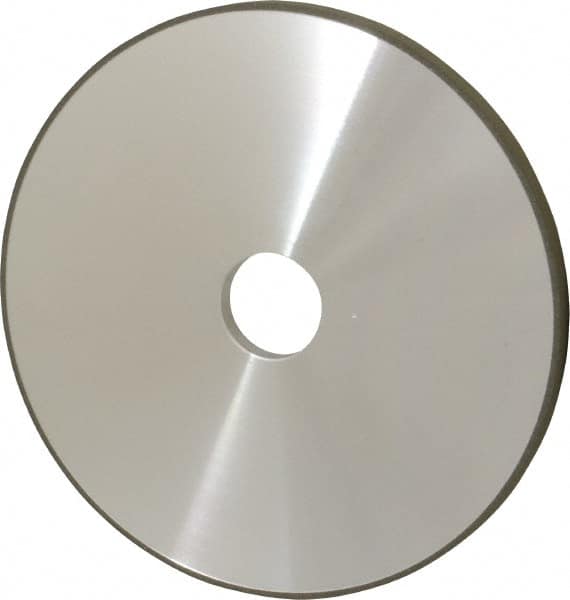 Made in USA - 7" Diam x 1-1/4" Hole x 3/8" Thick, N Hardness, 100 Grit Surface Grinding Wheel - Diamond, Type 1A1, Fine Grade - Americas Industrial Supply