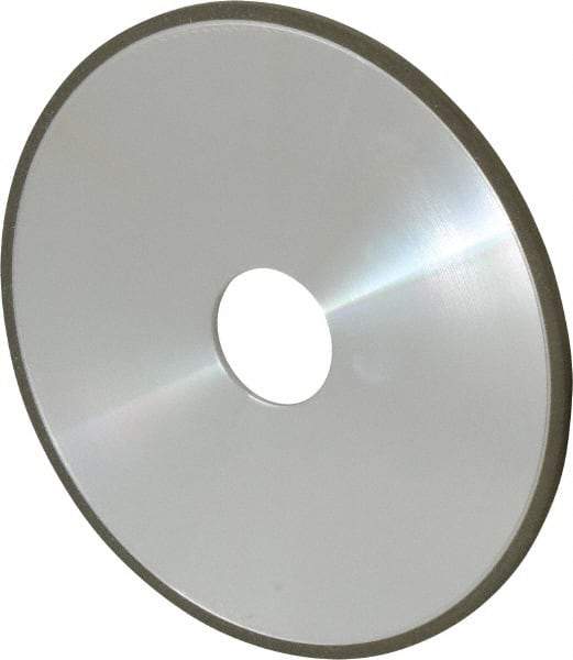 Made in USA - 6" Diam x 1-1/4" Hole x 1/8" Thick, N Hardness, 100 Grit Surface Grinding Wheel - Diamond, Type 1A1, Fine Grade - Americas Industrial Supply