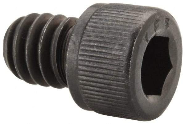 Value Collection - 1/4-20 UNC Hex Socket Drive, Socket Cap Screw - Alloy Steel, Black Oxide Finish, Fully Threaded, 5/16" Length Under Head - Americas Industrial Supply