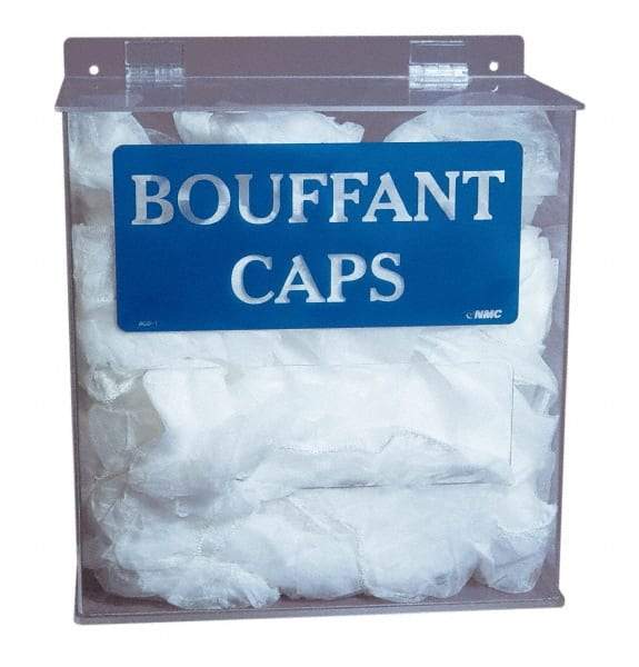 PRO-SAFE - Table and Wall Mount Bouffant Cap Dispenser - 11-3/4 Inch Wide x 6 Inch Deep x 13 Inch High - Americas Industrial Supply
