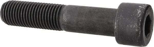 Value Collection - 1-1/4 - 7 UNC Hex Socket Drive, Socket Cap Screw - Alloy Steel, Black Oxide Finish, Partially Threaded, 6" Length Under Head - Americas Industrial Supply