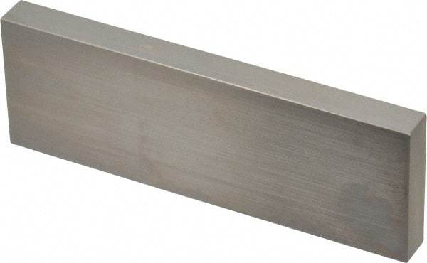 Mitutoyo - 4" Rectangular Steel Gage Block - Accuracy Grade AS-1, Includes Certificate of Inspection - Americas Industrial Supply