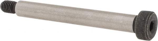 Value Collection - 10mm Shoulder Diam x 80mm Shoulder Length, M8x1.25 Metric Coarse, Hex Socket Shoulder Screw - 12.9 Alloy Steel, Uncoated, 6.78 to 7mm Head Height x 15.73 to 16mm Head Diam - Americas Industrial Supply