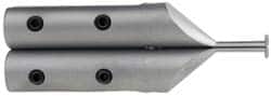 SPI - Accurate up to 0.001", 0.015" Wide Flange, 0.05" Groove Depth, Hard Chrome Steel Caliper Groovemaster - 1 Piece, 0.4" Bore Depth, For Use with 6" Vernier, Dial & Digital Calipers - Americas Industrial Supply